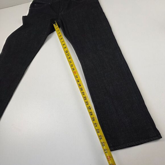 Vince Black Stone Wash Denim Jeans Mens Size 34 Straight Leg - Picture 10 of 14